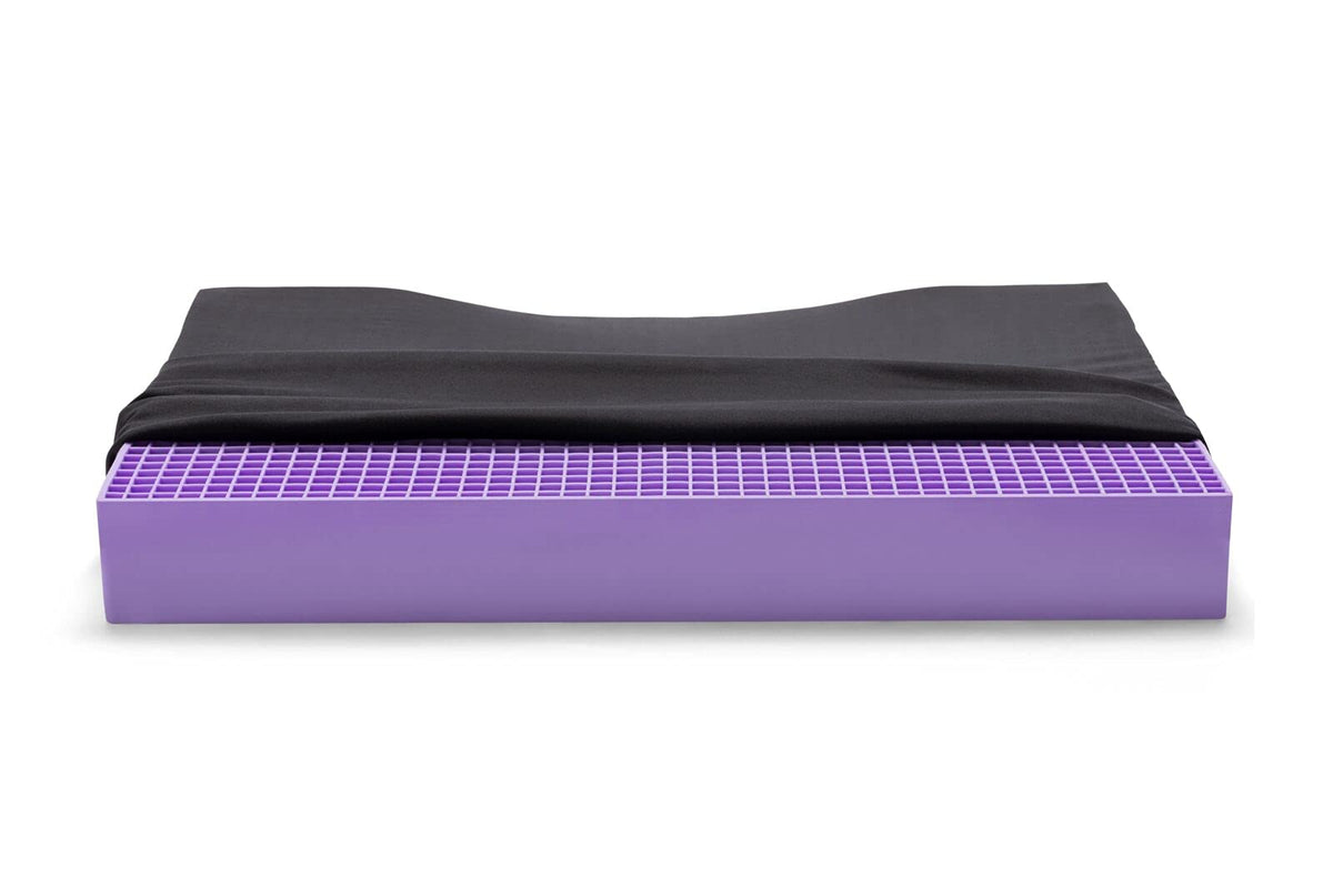 Purple Double Seat Cushion, Two-Sided Soft and Firm 2 Inch Gel Seat Cushion