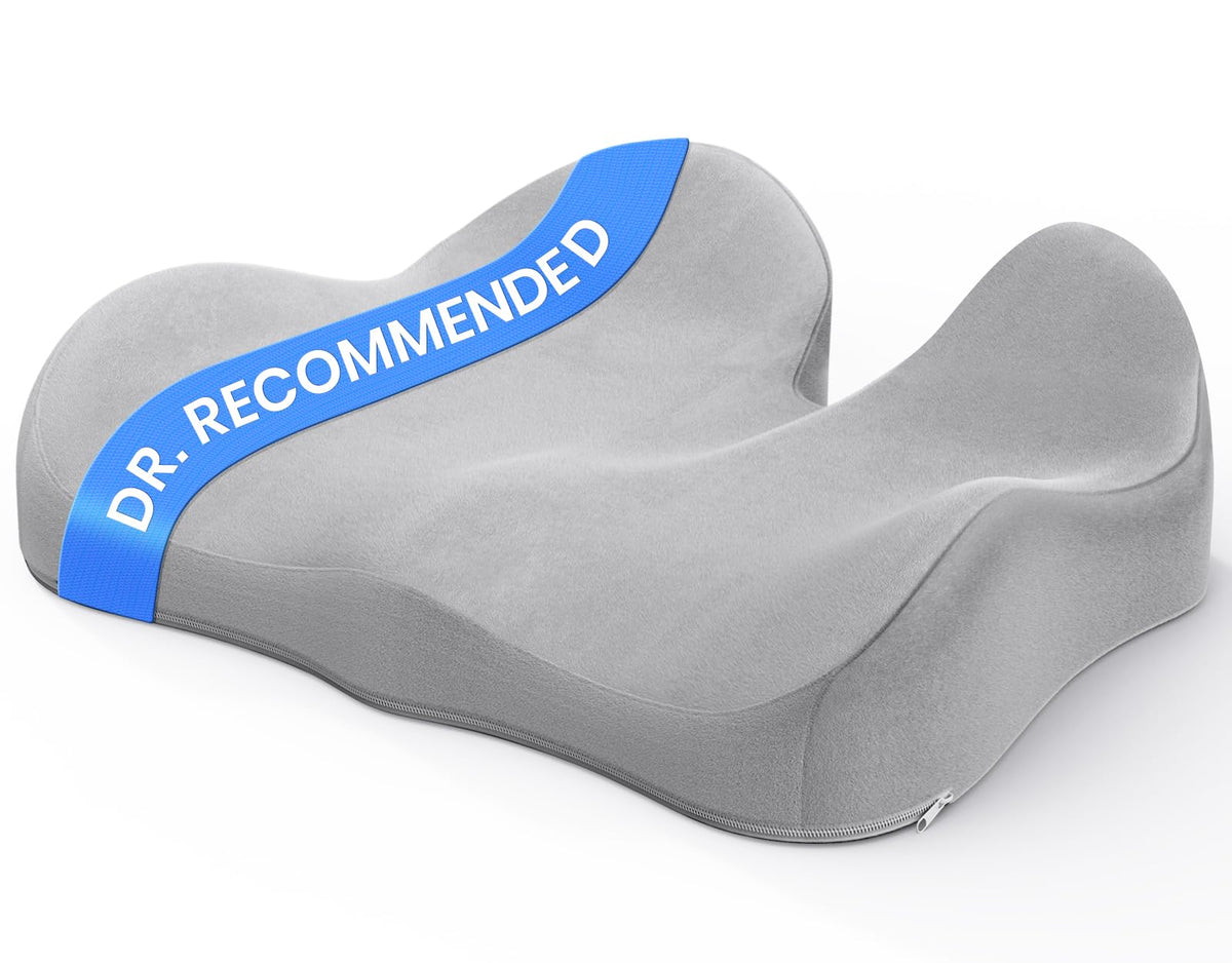 Benazcap Memory Foam Seat Cushion, Ergonomic Office Chair Pressure Relief