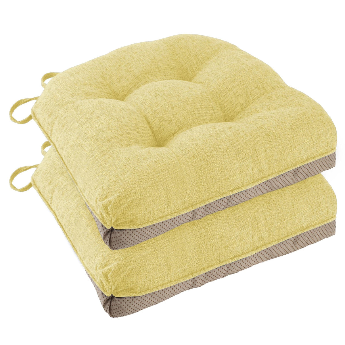 Chair Cushions for Dining Chairs Set of 4, 18"x18"x3", Coffee
