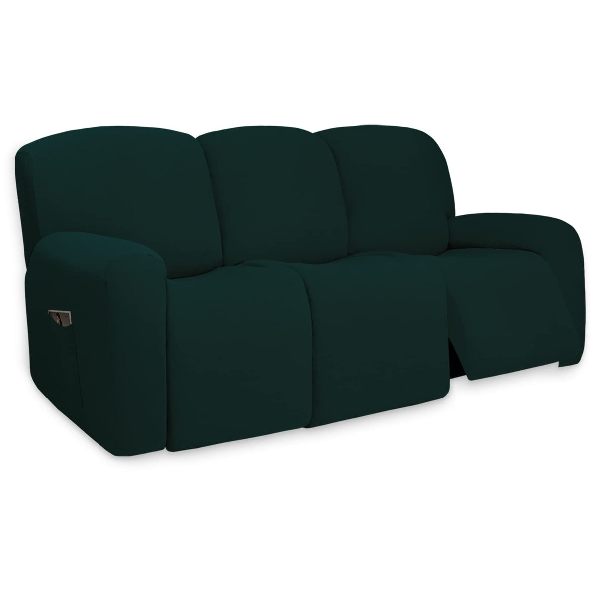 PureFit Stretch Couch Covers for Sofa Large Sofa Slipcovers Chocolate