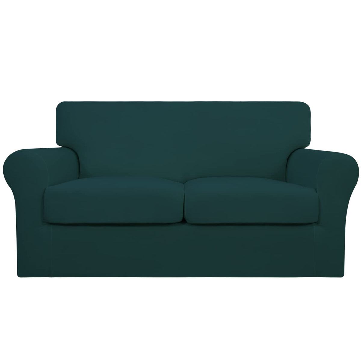 Easy-Going 4 Pieces Stretch Sofa Cover for 3 Cushion Couch Washable