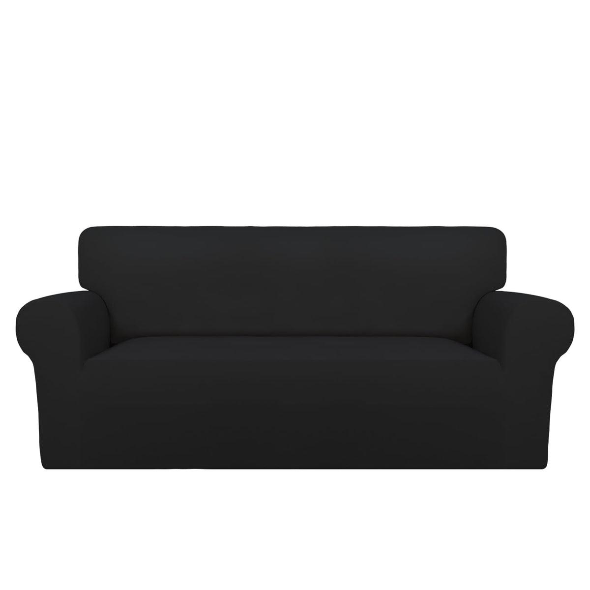 PureFit Stretch Couch Covers for Sofa Large Sofa Slipcovers Dark Gray