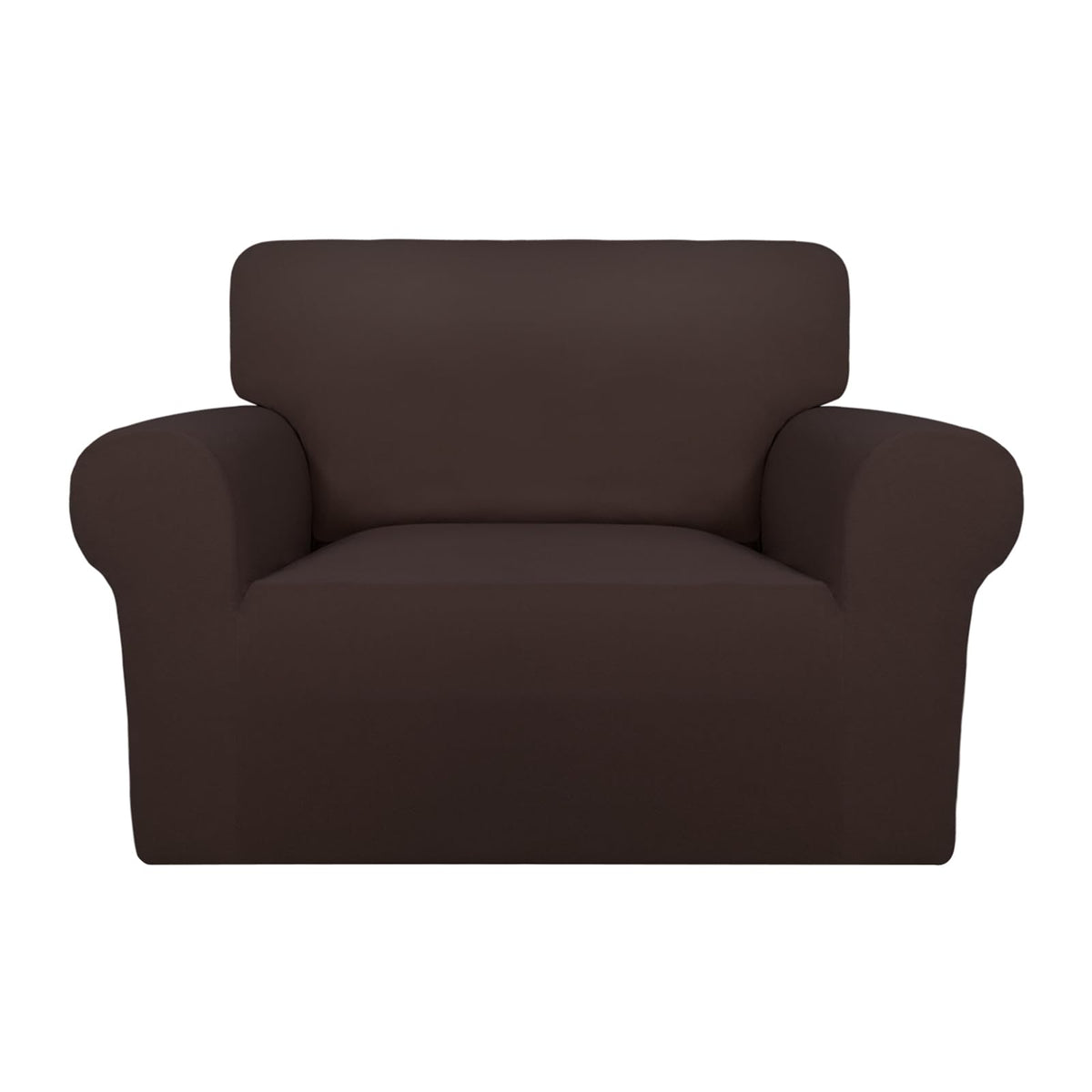 PureFit Stretch Couch Covers for Sofa Large Sofa Slipcovers Chocolate