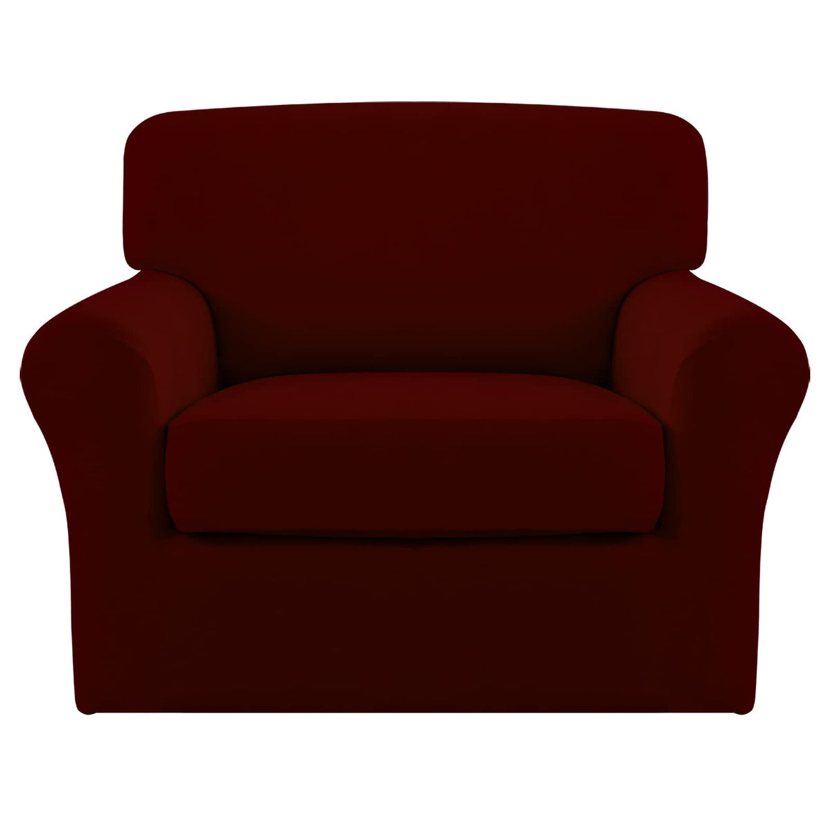Easy-Going 4 Pieces Stretch Sofa Cover for 3 Cushion Couch Washable