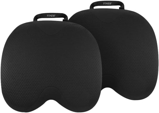 Type S Comfort Gel Seat Cushion 2 Pack,Cooling Gel Cushion for Office Chair, Car, Wheelchair & Bench, Cooling Support for Tailbone, Sciatica & Back Pain Relief, Ergonomic & Washable