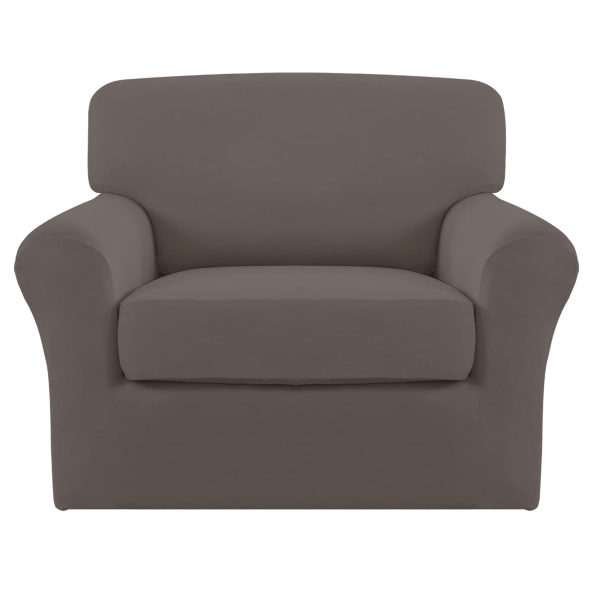 Easy-Going 4 Pieces Stretch Sofa Cover for 3 Cushion Couch Washable