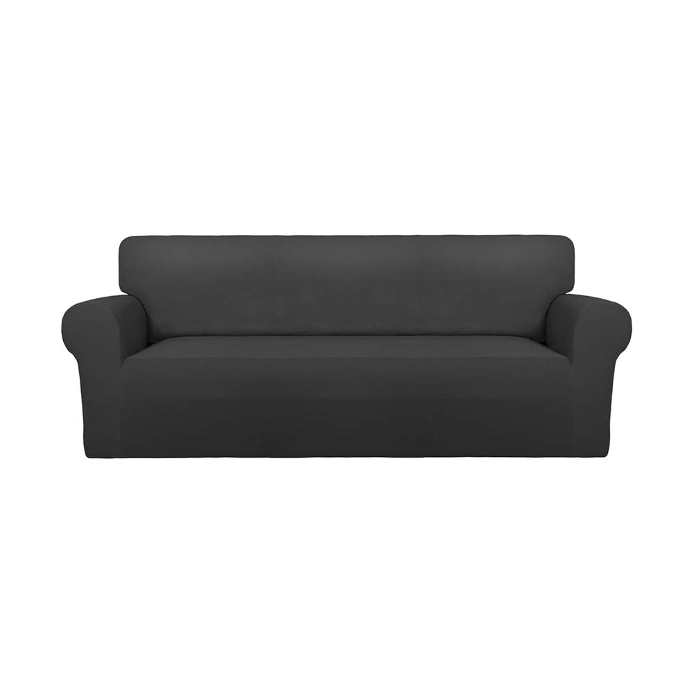 PureFit Stretch Couch Covers for Sofa Large Sofa Slipcovers Chocolate