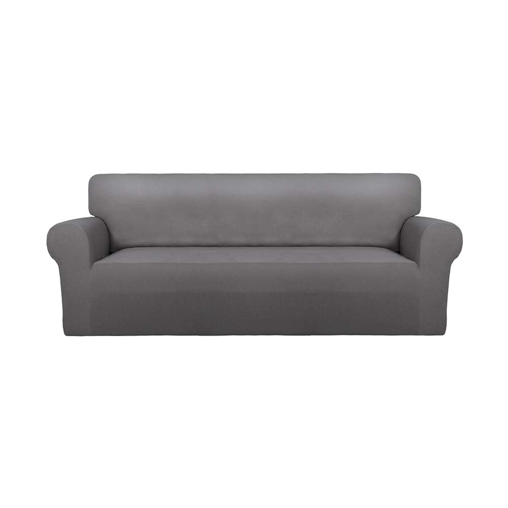 PureFit Stretch Couch Covers for Sofa Large Sofa Slipcovers Chocolate