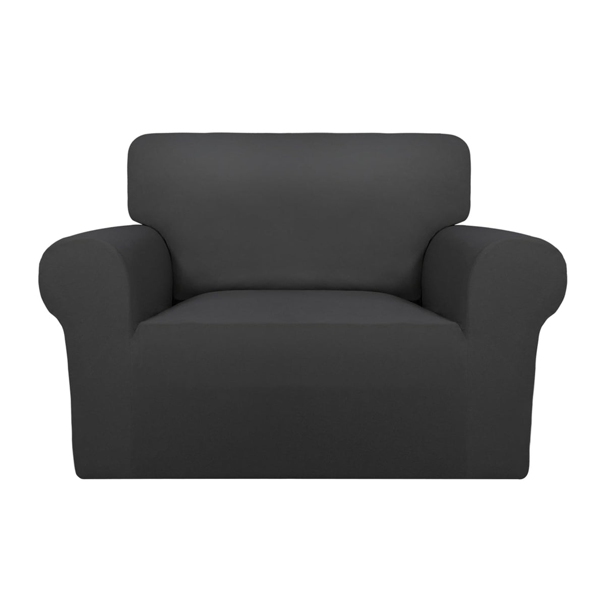 PureFit Stretch Couch Covers for Sofa Large Sofa Slipcovers Dark Gray