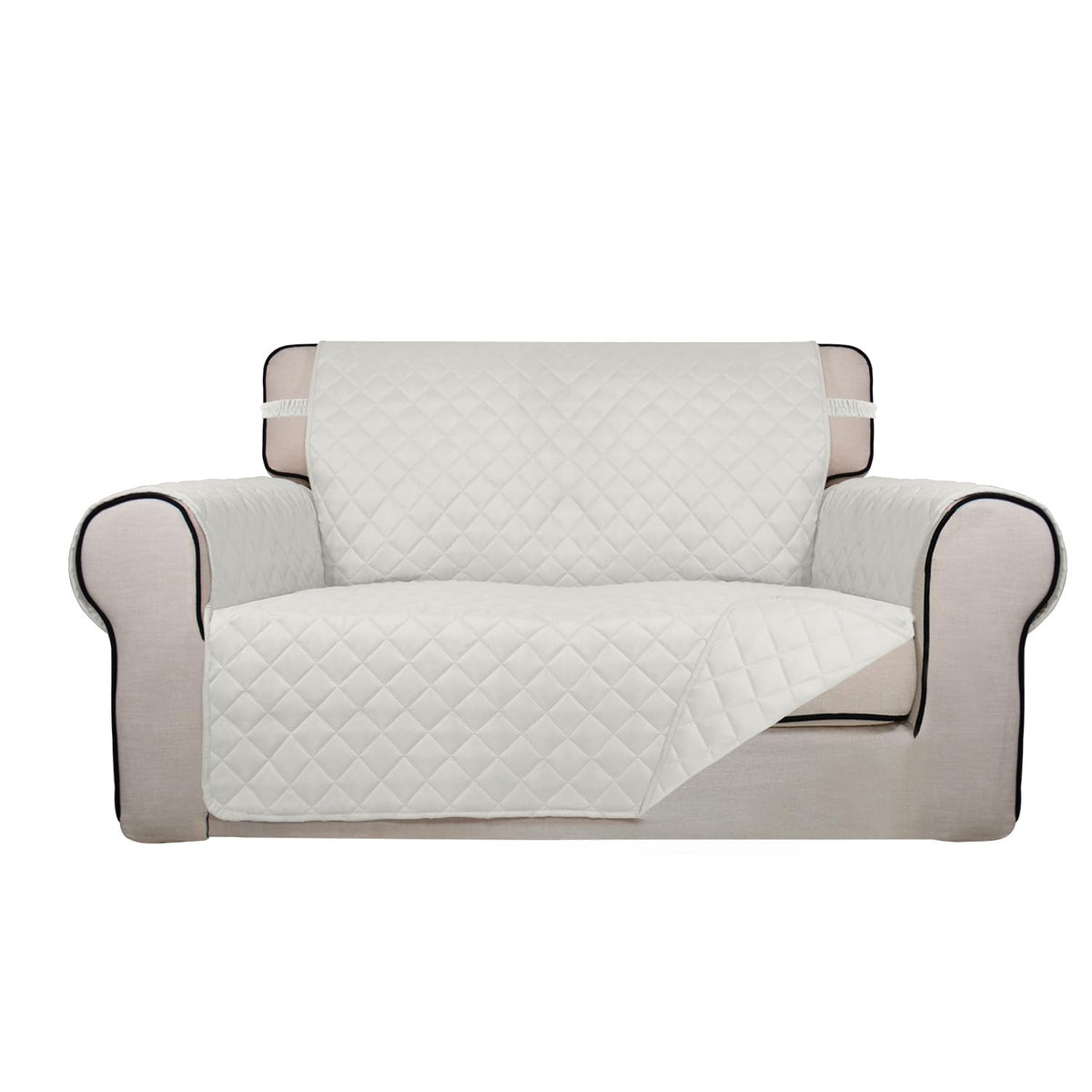 PureFit Reversible Quilted Sofa Cover Dog Couch Covers for Sofa, 66 in