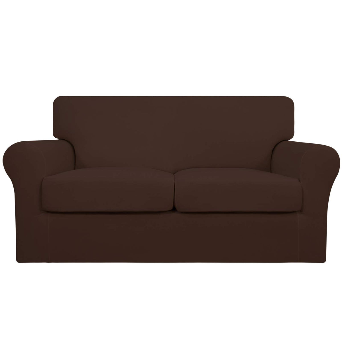 Easy-Going 4 Pieces Stretch Sofa Cover for 3 Cushion Couch Washable