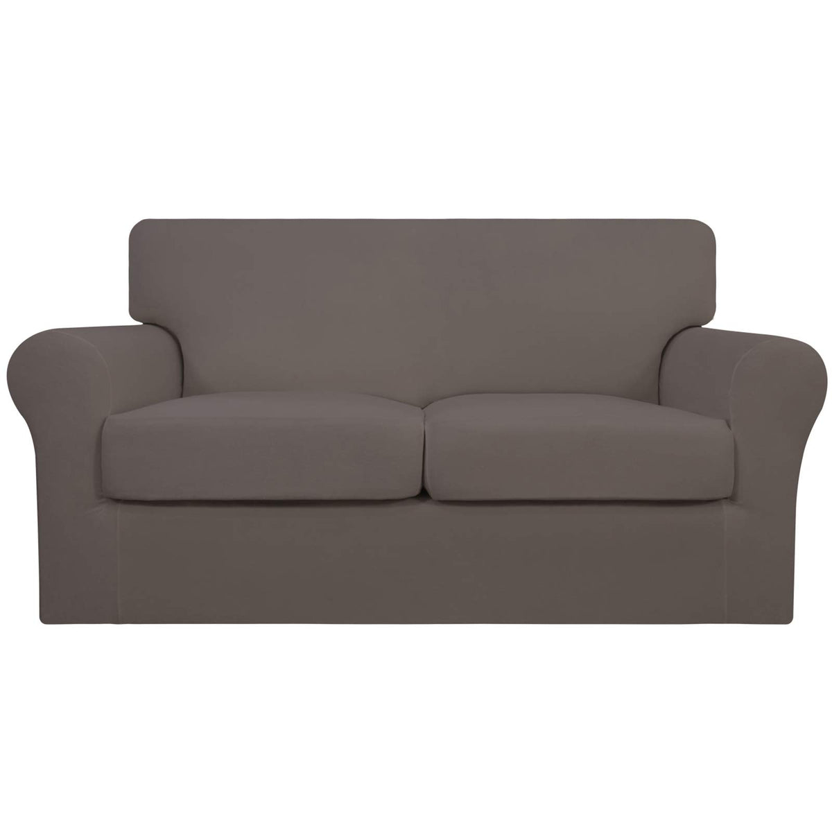 Easy-Going 4 Pieces Stretch Sofa Cover for 3 Cushion Couch Washable