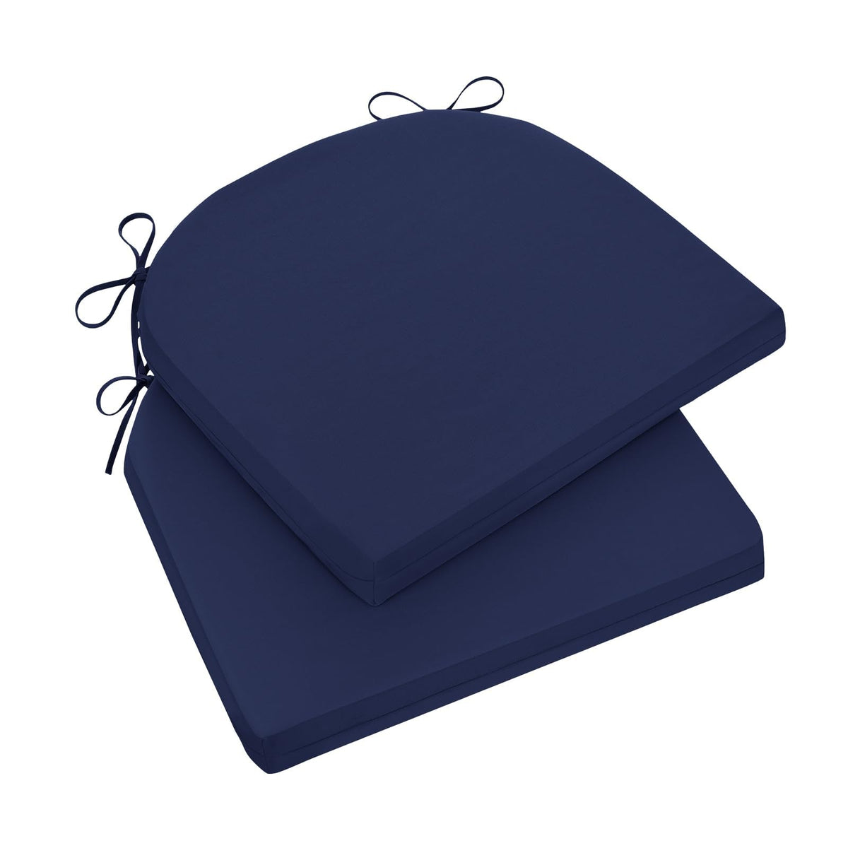 Wellsin Outdoor Chair Cushions for Patio Furniture - Outdoor Cushions for Chairs - Water Resistant Patio Chair Cushions Set of 4, 18.5"X16"X3", Flower