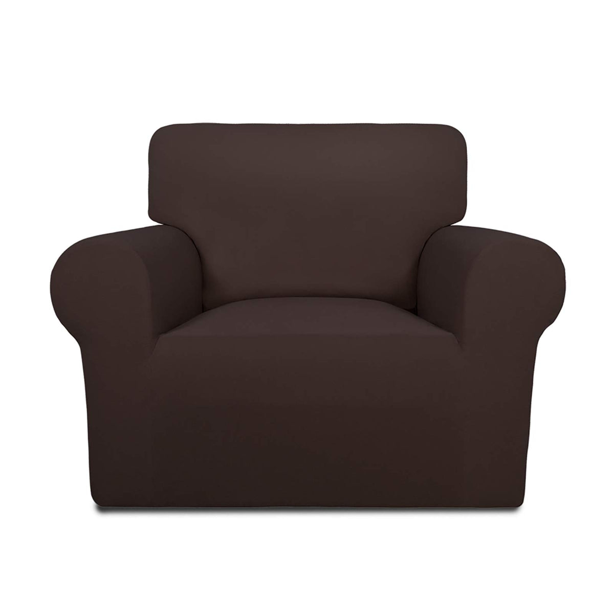 PureFit Stretch Couch Covers for Sofa Large Sofa Slipcovers Chocolate