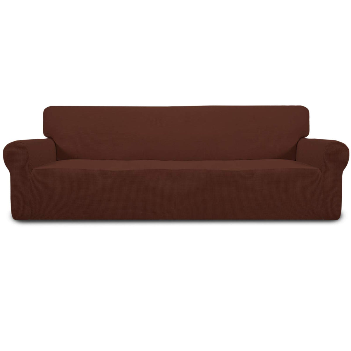 Easy-Going Stretch Loveseat Couch Covers Washable Dark Gray