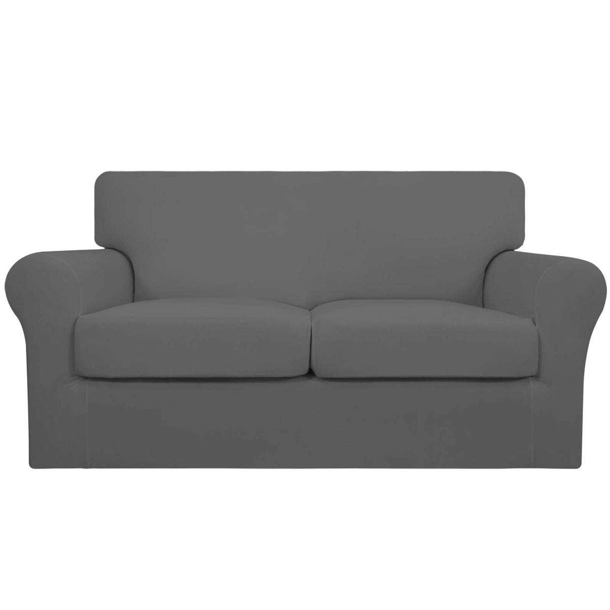 Easy-Going 4 Pieces Stretch Sofa Cover for 3 Cushion Couch Washable