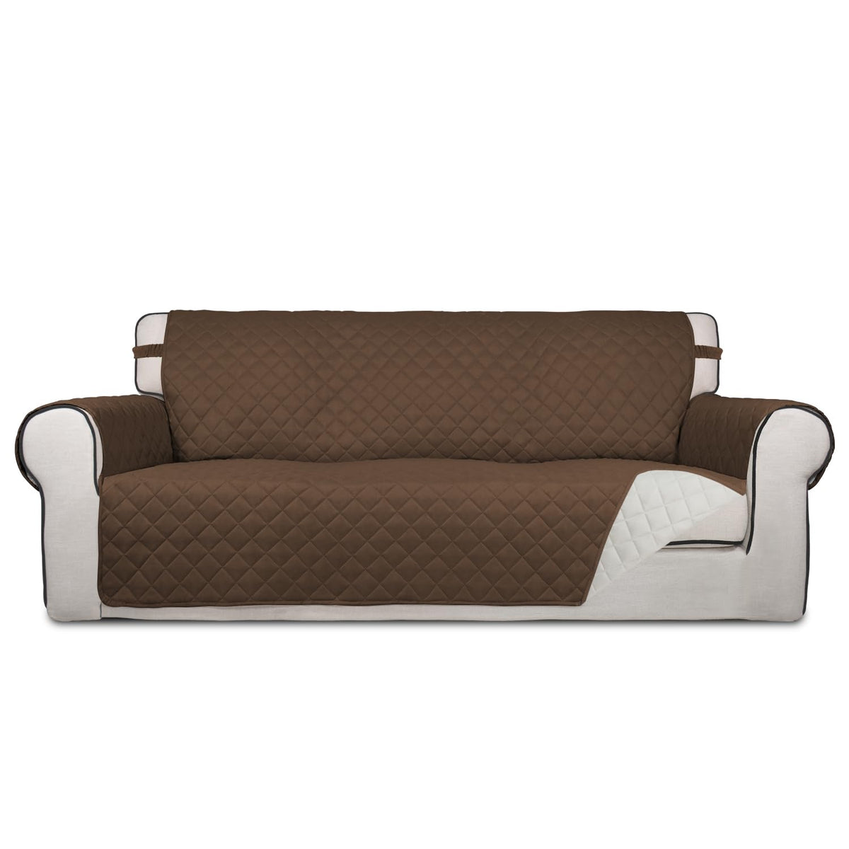 PureFit Reversible Quilted Sofa Cover Dog Couch Covers for Sofa, 66 in