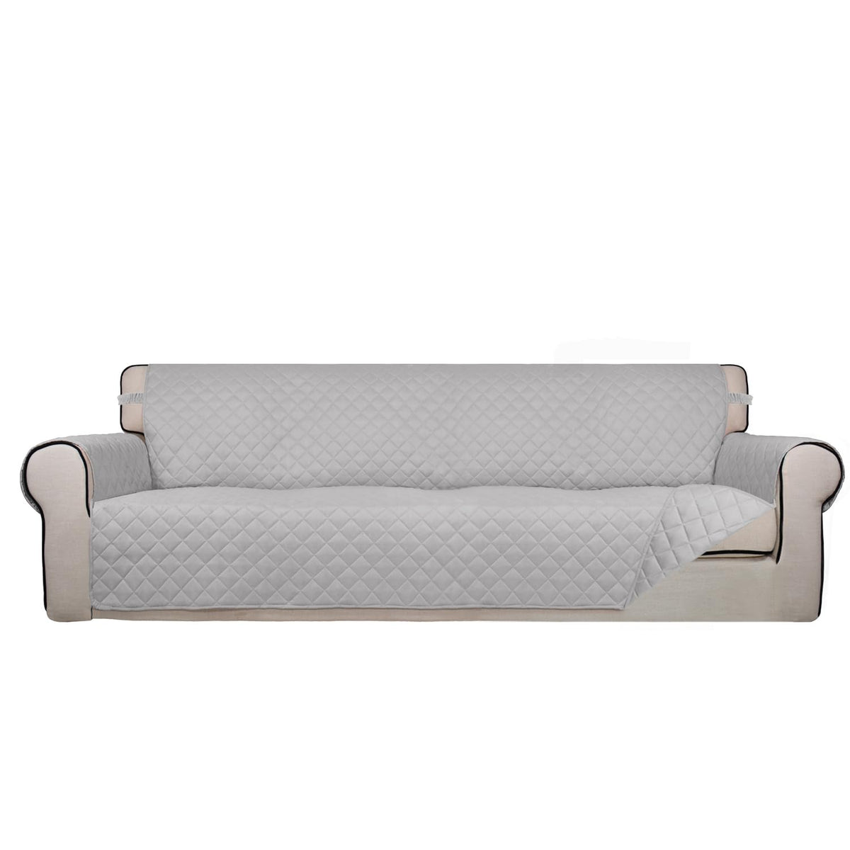 PureFit Reversible Quilted Sofa Cover Dog Couch Covers for Sofa, 66 in