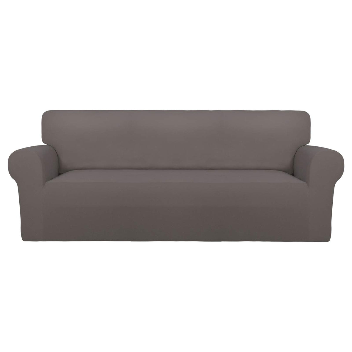 PureFit Stretch Couch Covers for Sofa Large Sofa Slipcovers Dark Gray