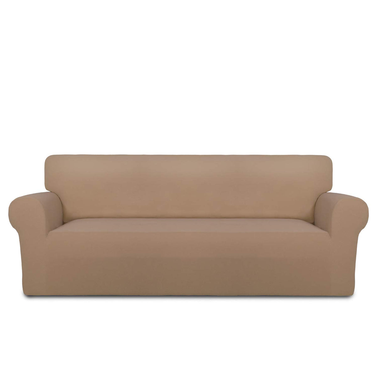 PureFit Stretch Couch Covers for Sofa Large Sofa Slipcovers Chocolate