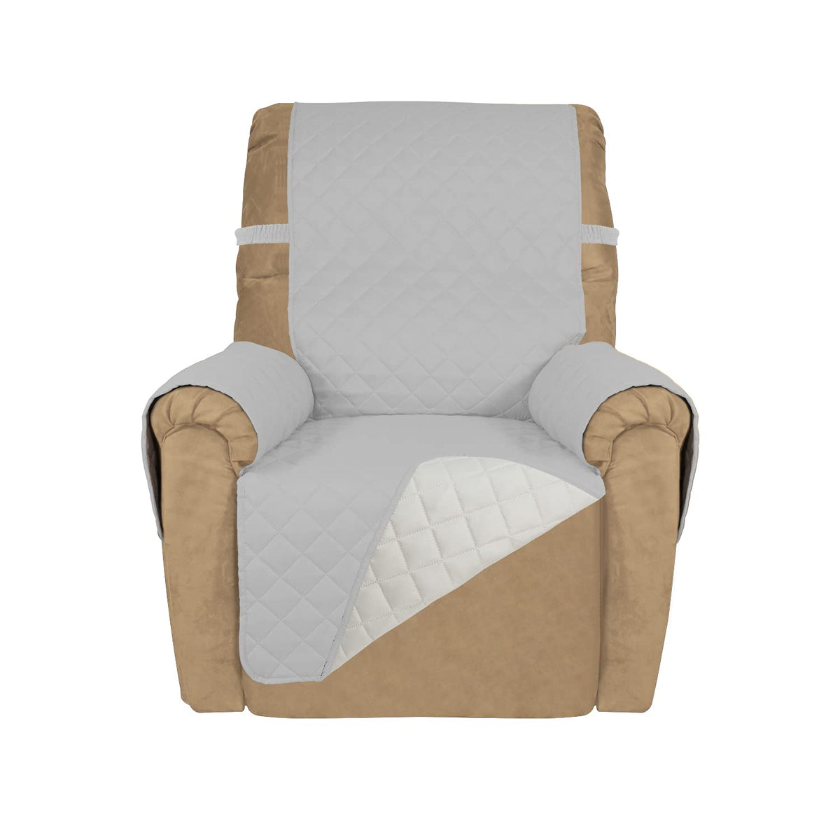 PureFit Reversible Quilted Couch Covers for Dogs Sofa Cover 4 Seater 88"