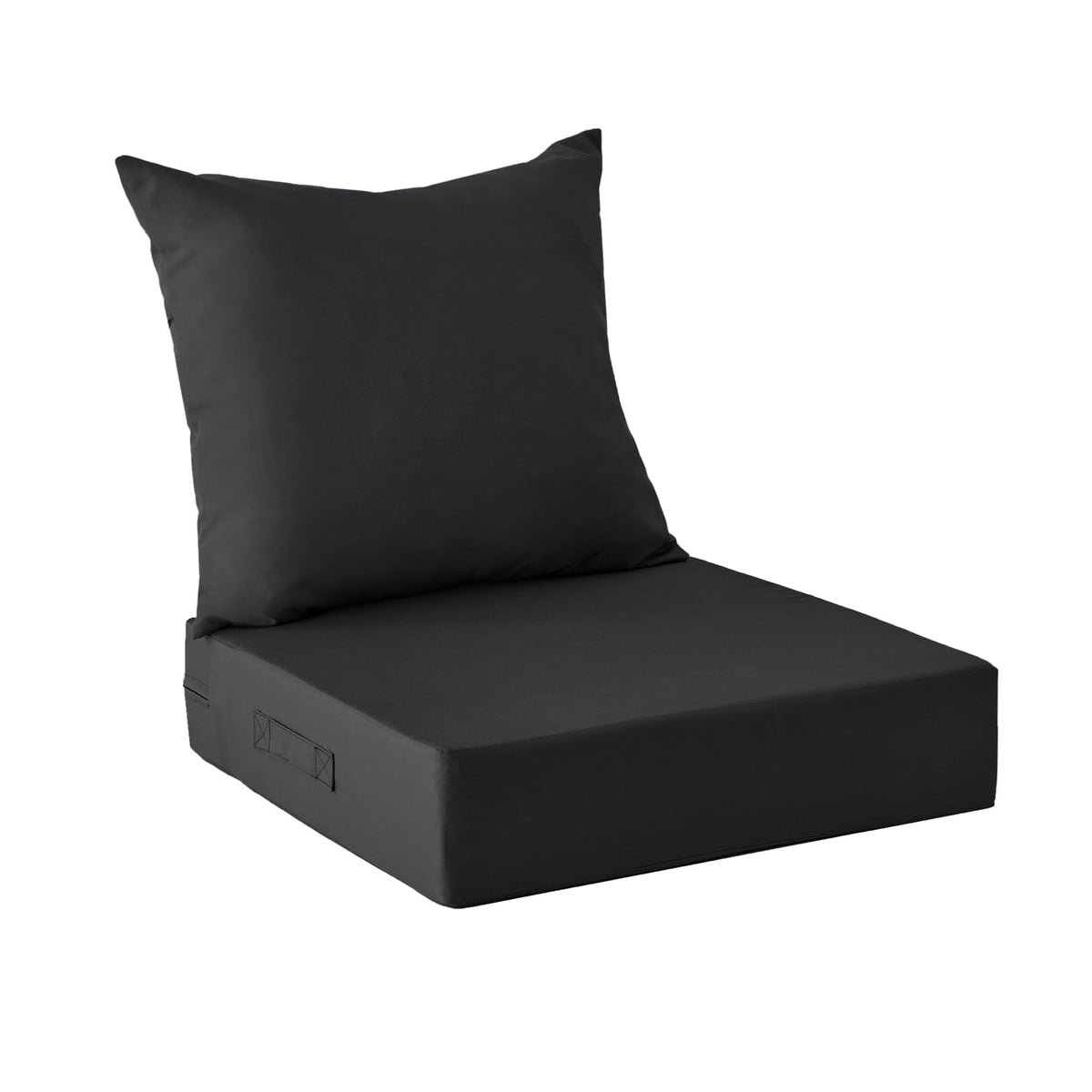 IPYNBAP Outdoor Cushions for Patio Furniture,Outdoor Seat Cushion Set 24 x 24 x 5.75 Inch,Waterproof & Fade Resistant Outdoor Chair Cushions,Deep Patio Chair Cushion with Removable Cover,Navy Blue
