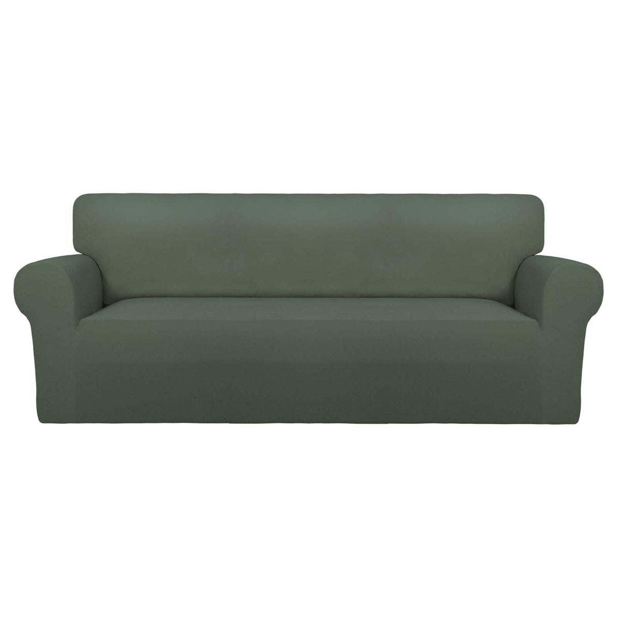 PureFit Stretch Couch Covers for Sofa Large Sofa Slipcovers Dark Gray