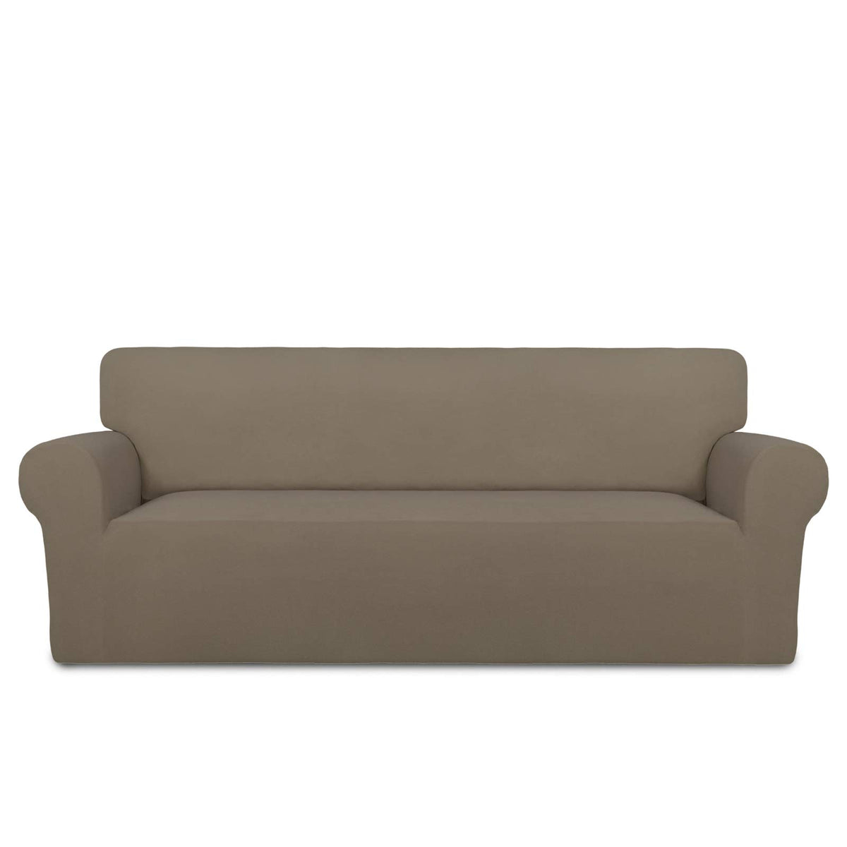 PureFit Stretch Couch Covers for Sofa Large Sofa Slipcovers Chocolate