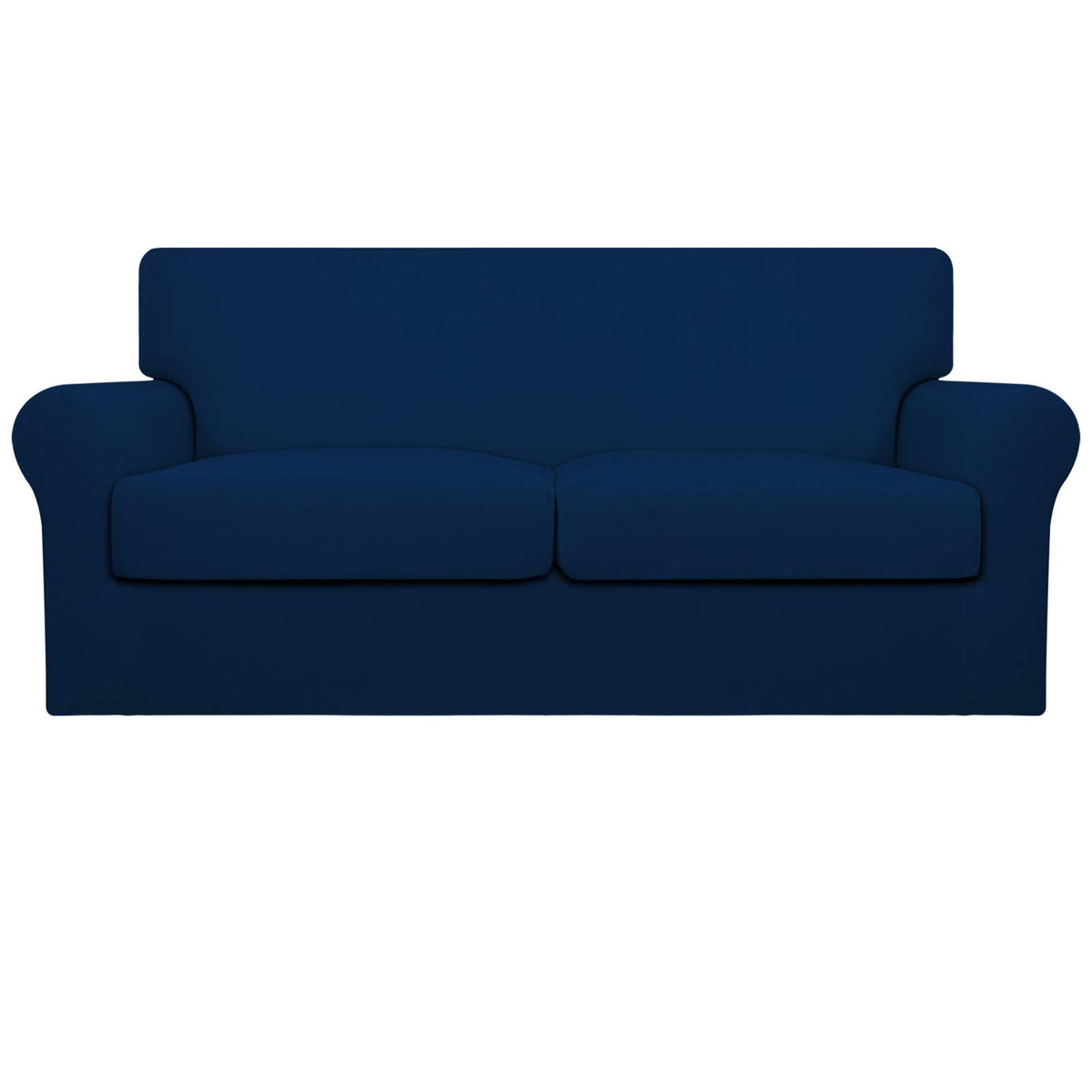 Easy-Going 4 Pieces Stretch Sofa Cover for 3 Cushion Couch Washable