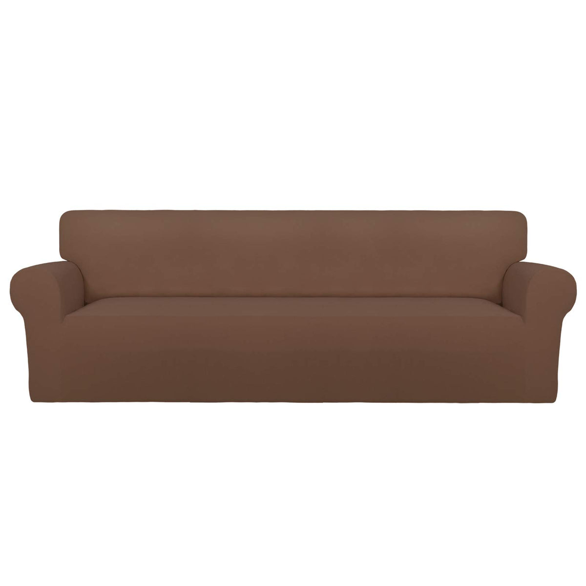 PureFit Stretch Couch Covers for Sofa Large Sofa Slipcovers Chocolate