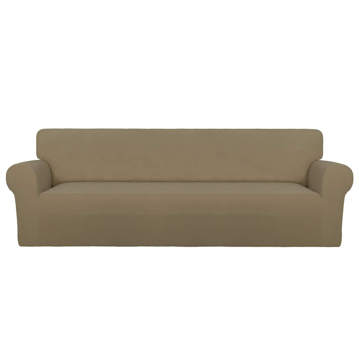 PureFit Stretch Couch Covers for Sofa Large Sofa Slipcovers Chocolate