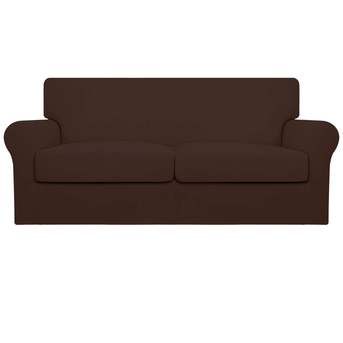 Easy-Going 4 Pieces Stretch Sofa Cover for 3 Cushion Couch Washable