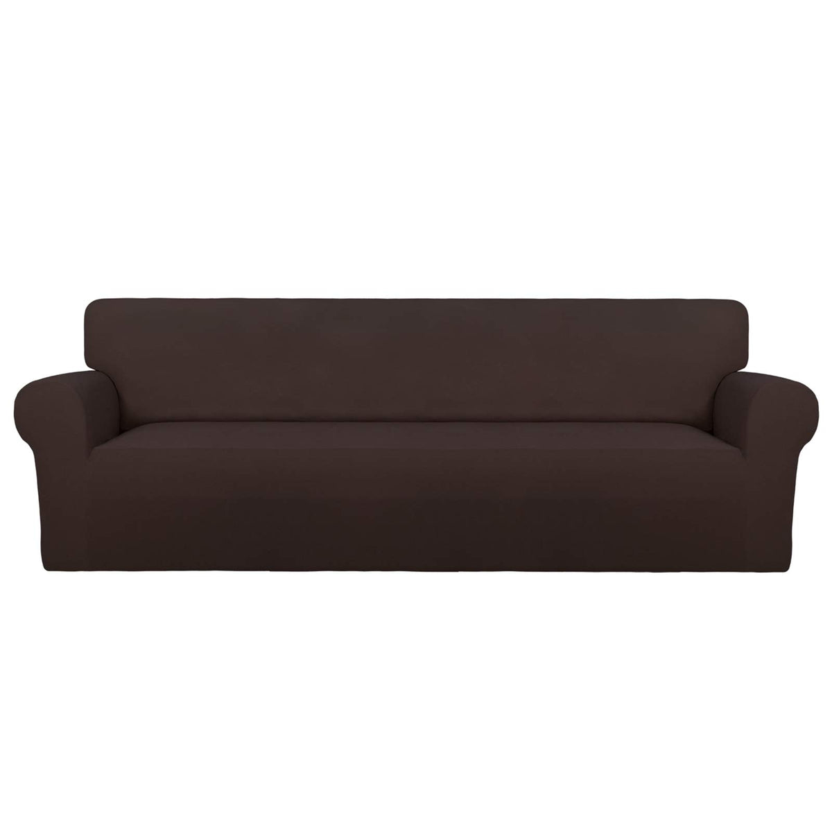PureFit Stretch Couch Covers for Sofa Large Sofa Slipcovers Chocolate