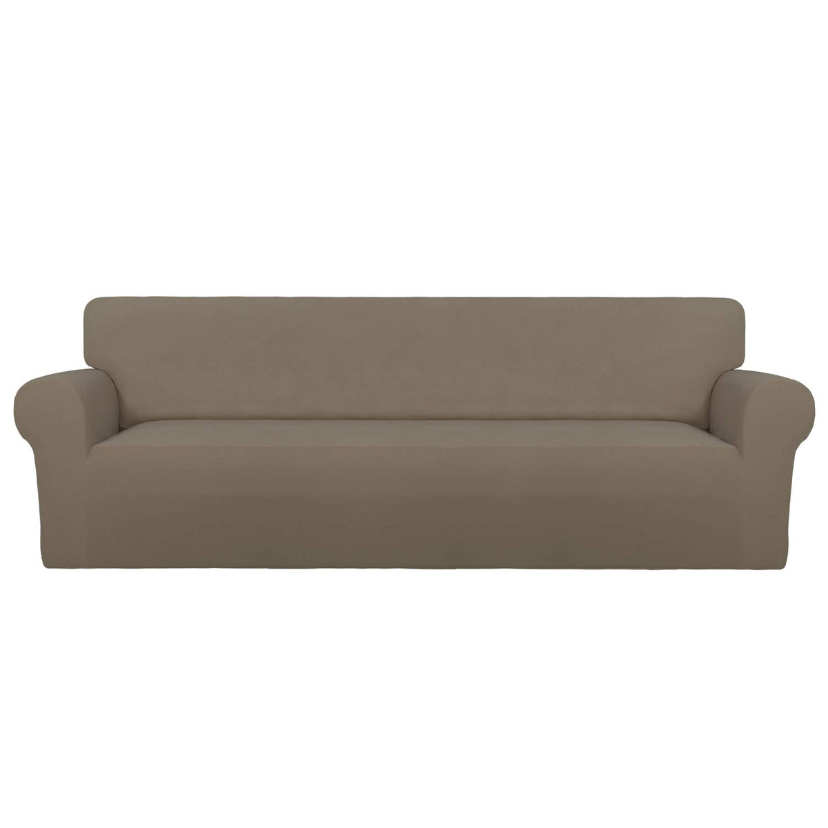 PureFit Stretch Couch Covers for Sofa Large Sofa Slipcovers Chocolate