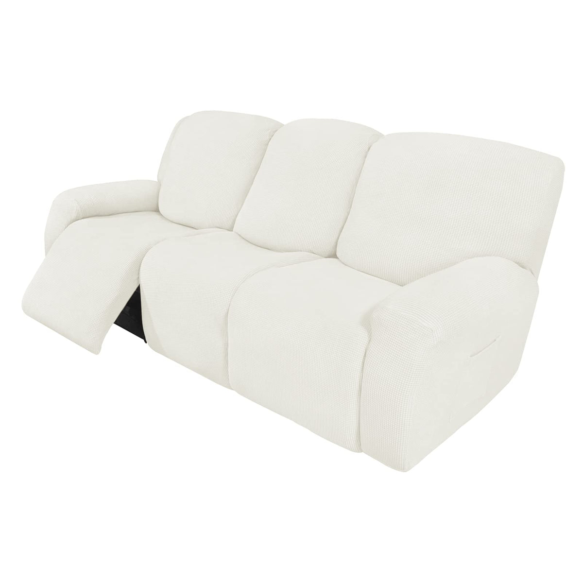 Easy-Going Stretch Recliner Chair Sofa Slipcover Washable Dark Gray