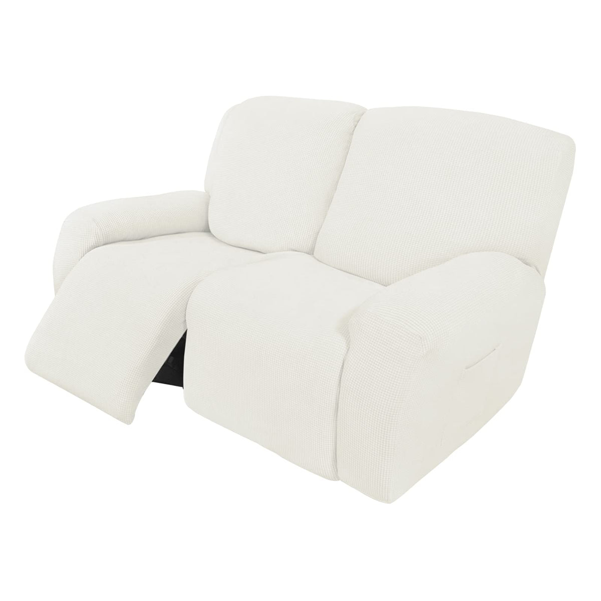 Easy-Going Stretch Recliner Chair Sofa Slipcover Washable Dark Gray