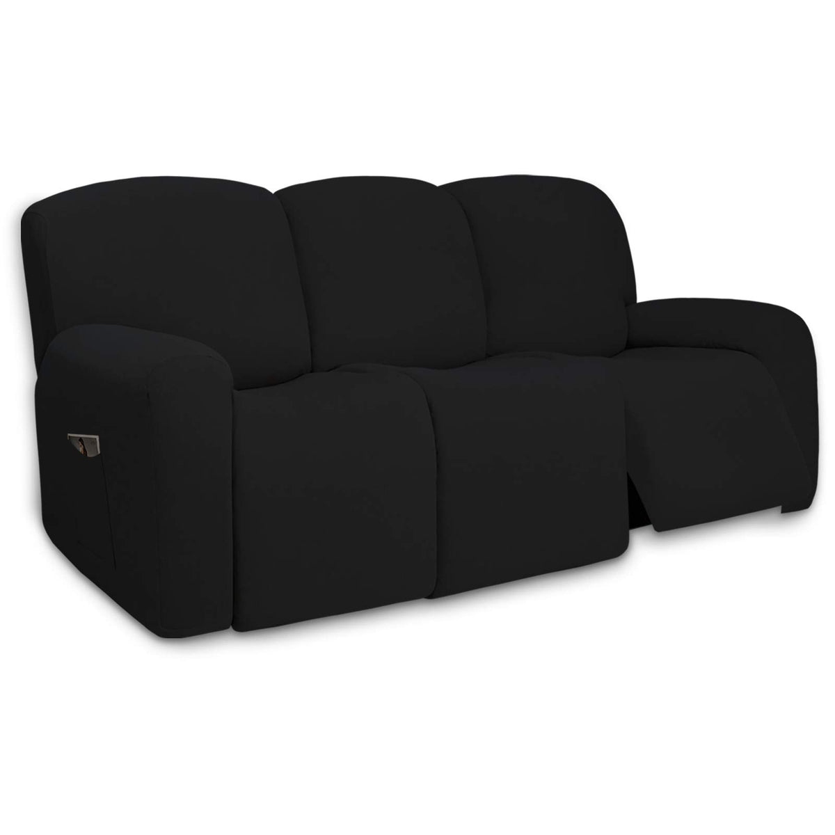 PureFit Stretch Couch Covers for Sofa Large Sofa Slipcovers Dark Gray