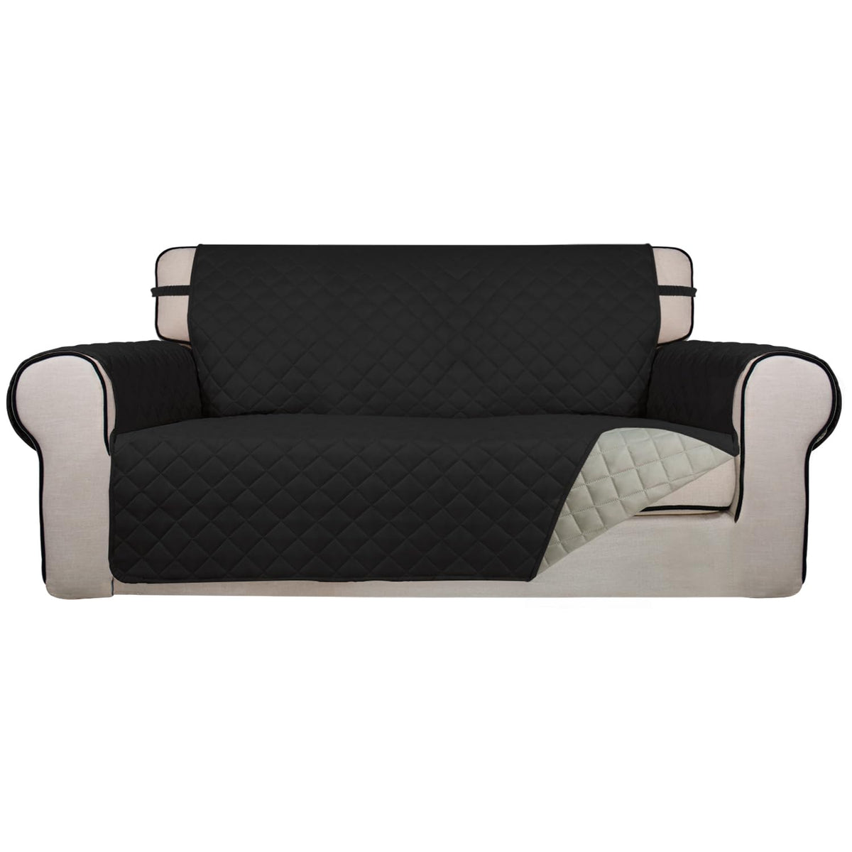 PureFit Reversible Quilted Couch Covers for Dogs Sofa Cover 4 Seater 88"