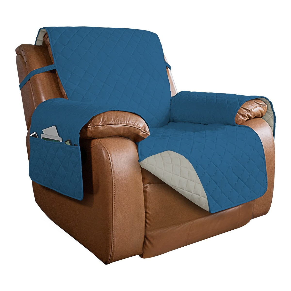 PureFit Reversible Quilted Couch Covers for Dogs Sofa Cover 4 Seater 88"
