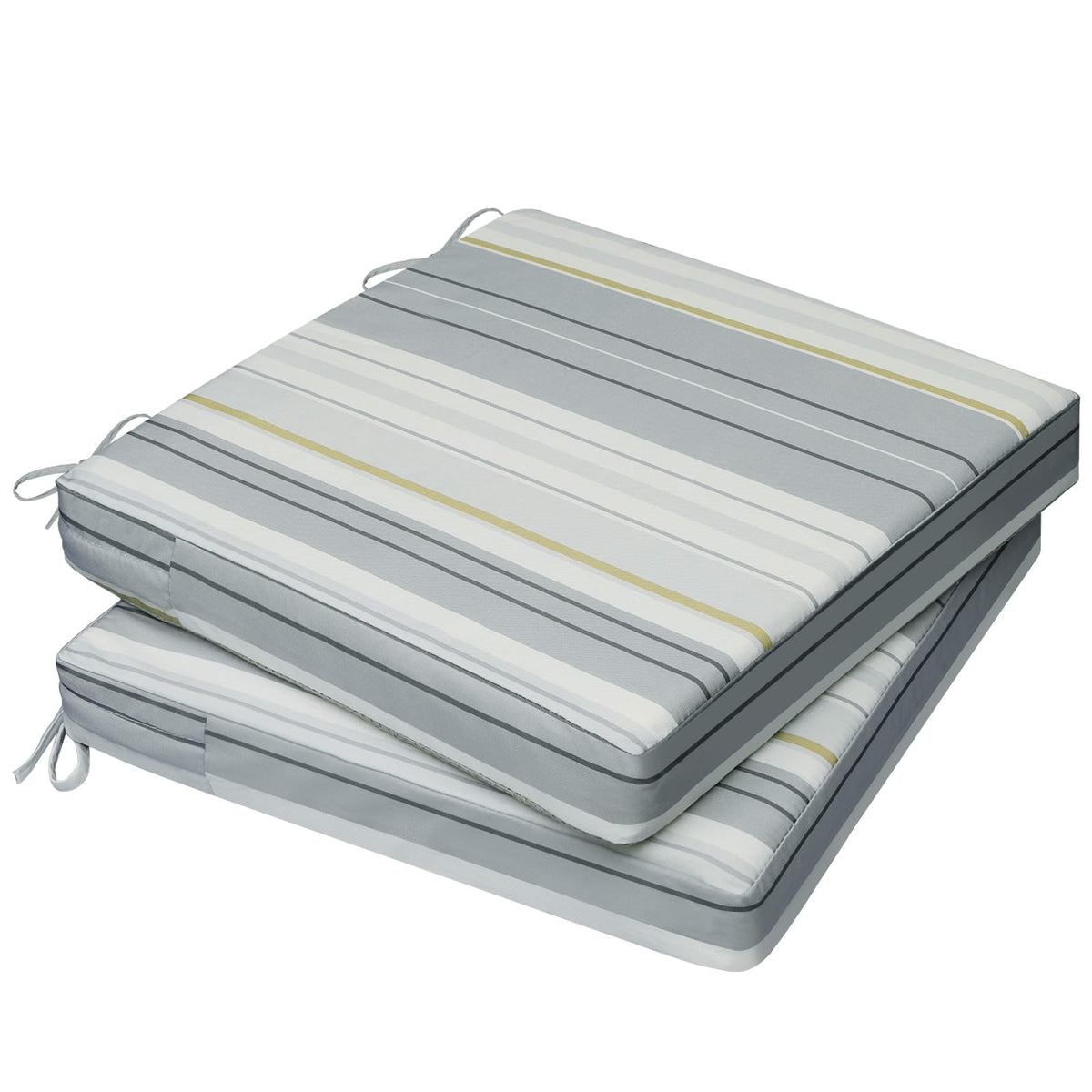 AAAAAcessories Outdoor Chair Cushions, 18 x 18 x 2 inches, Set of 2