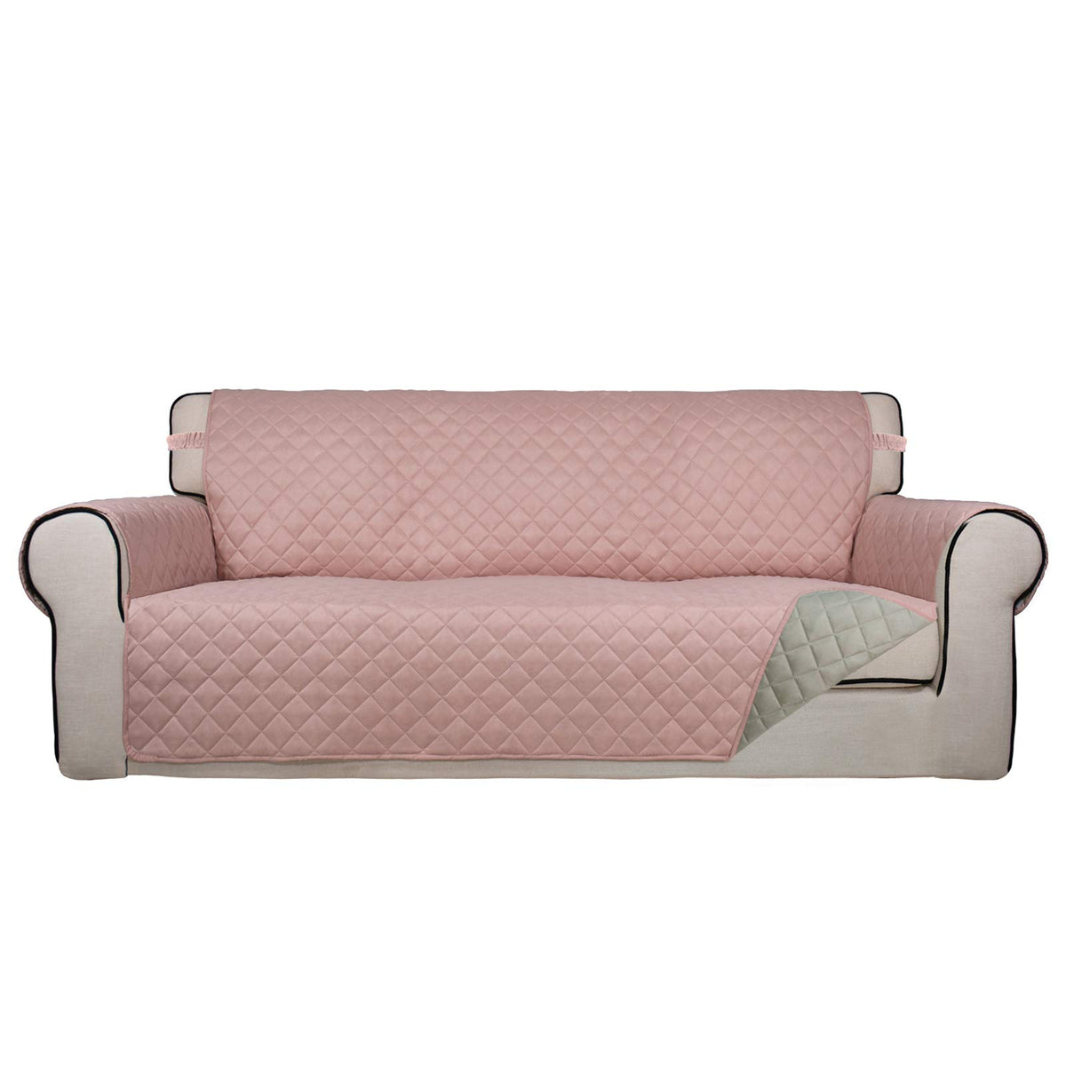 PureFit Reversible Quilted Couch Covers for Dogs Sofa Cover 4 Seater 88"