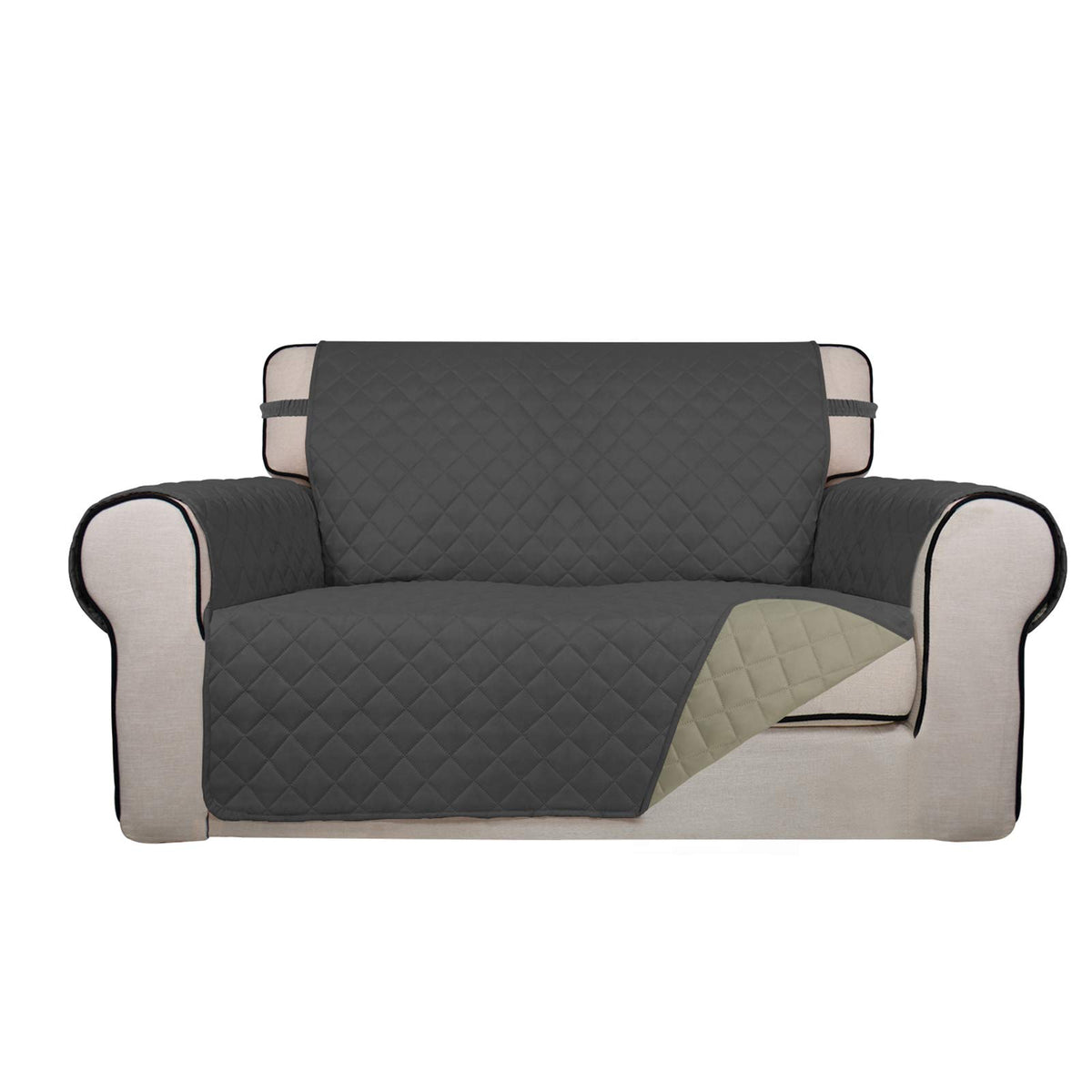 PureFit Reversible Quilted Couch Covers for Dogs Sofa Cover 4 Seater 88"