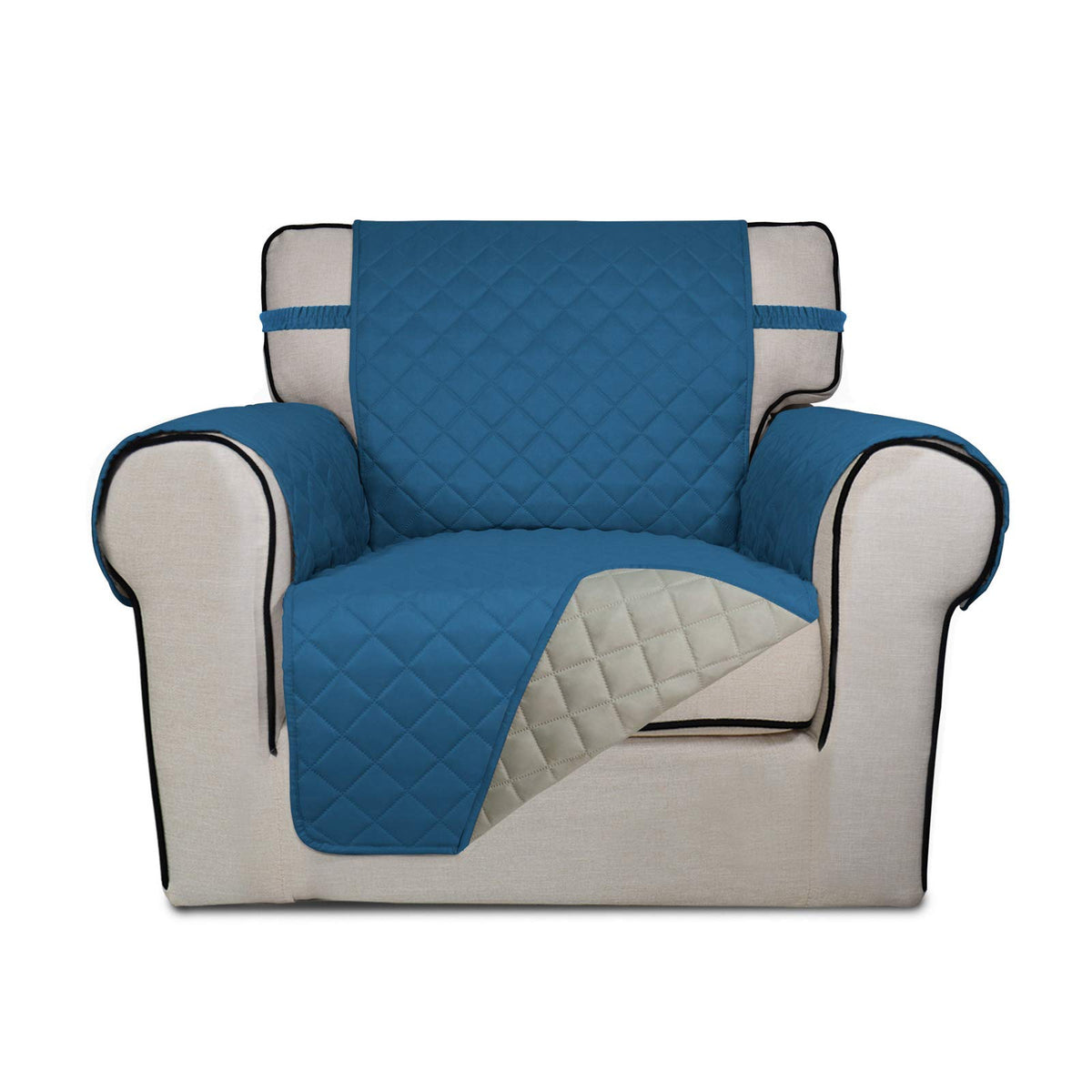 PureFit Reversible Quilted Couch Covers for Dogs Sofa Cover 4 Seater 88"