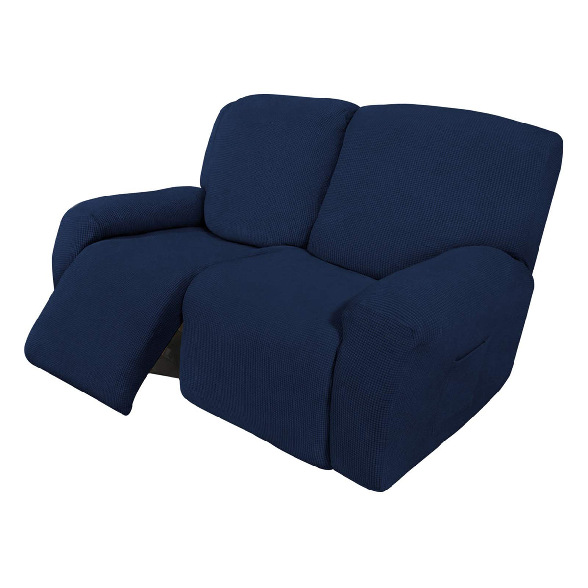Easy-Going Stretch Recliner Chair Sofa Slipcover Washable Dark Gray