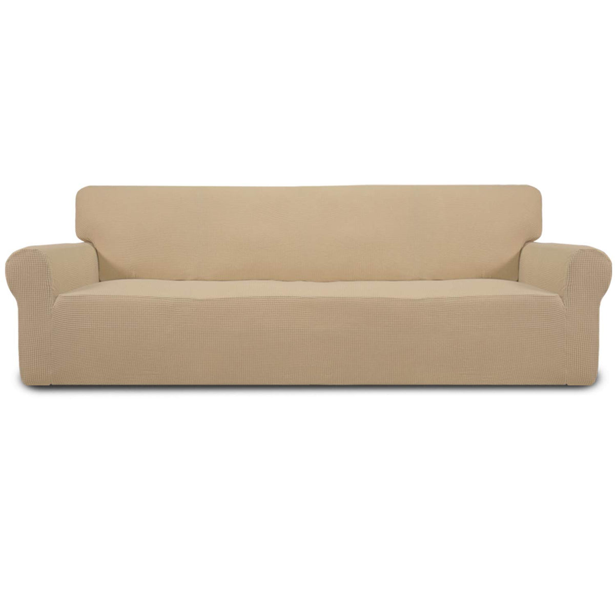 Easy-Going Stretch Couch Covers for Sofa Washable Large Dark Gray