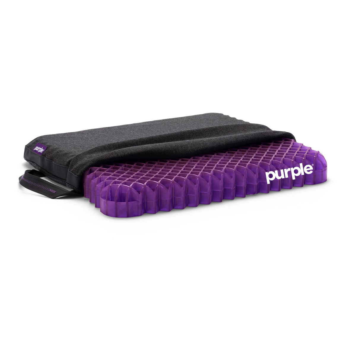 Purple Double Seat Cushion, Two-Sided Soft and Firm 2 Inch Gel Seat Cushion