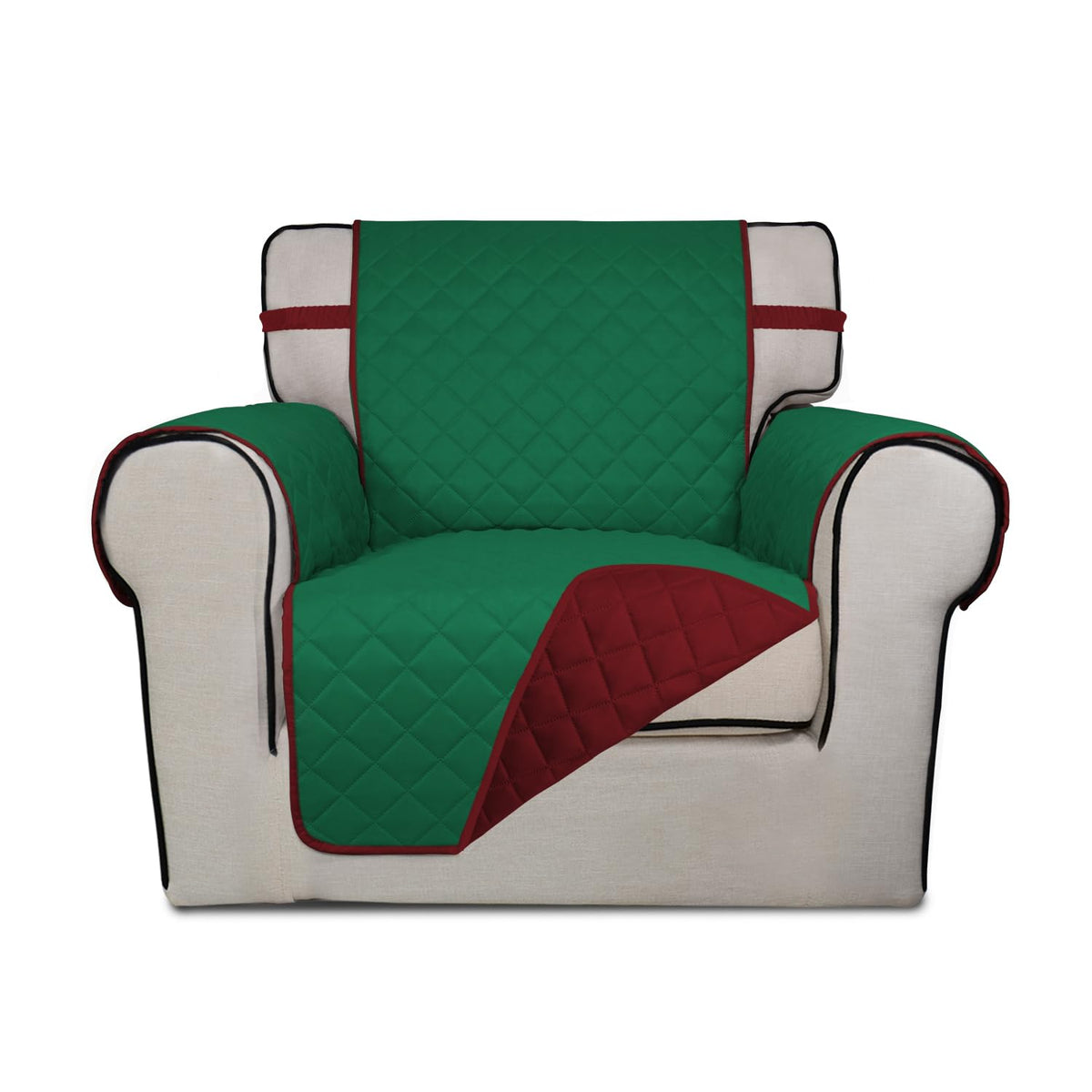 PureFit Reversible Quilted Couch Covers for Dogs Sofa Cover 4 Seater 88"