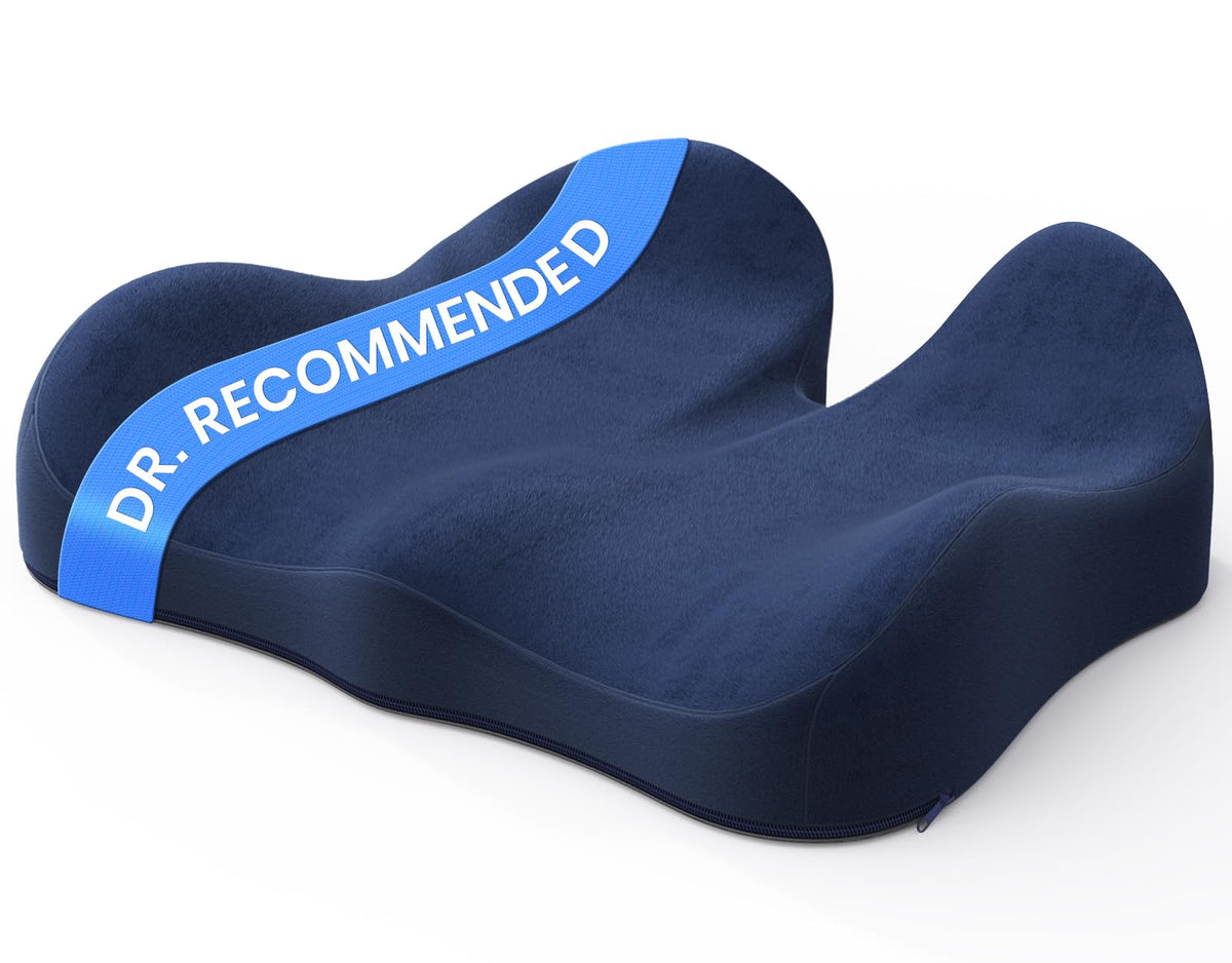 Benazcap Memory Foam Seat Cushion, Ergonomic Office Chair Pressure Relief