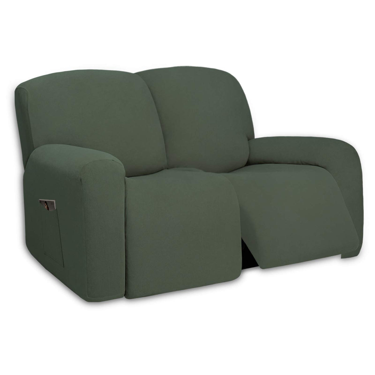 PureFit Stretch Couch Covers for Sofa Large Sofa Slipcovers Chocolate