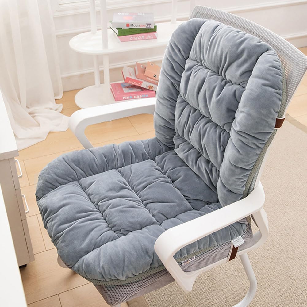 Desk Chair Cushion Office Chair Cushions with Removable Cover Soft Seat Pad Dorm Seat Pad with Back Support Rocking Chair Cushions,90×50cm